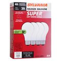 Sylvania 29 W A19 A-Line Halogen Bulb 400 lm Soft White , 4PK 52190